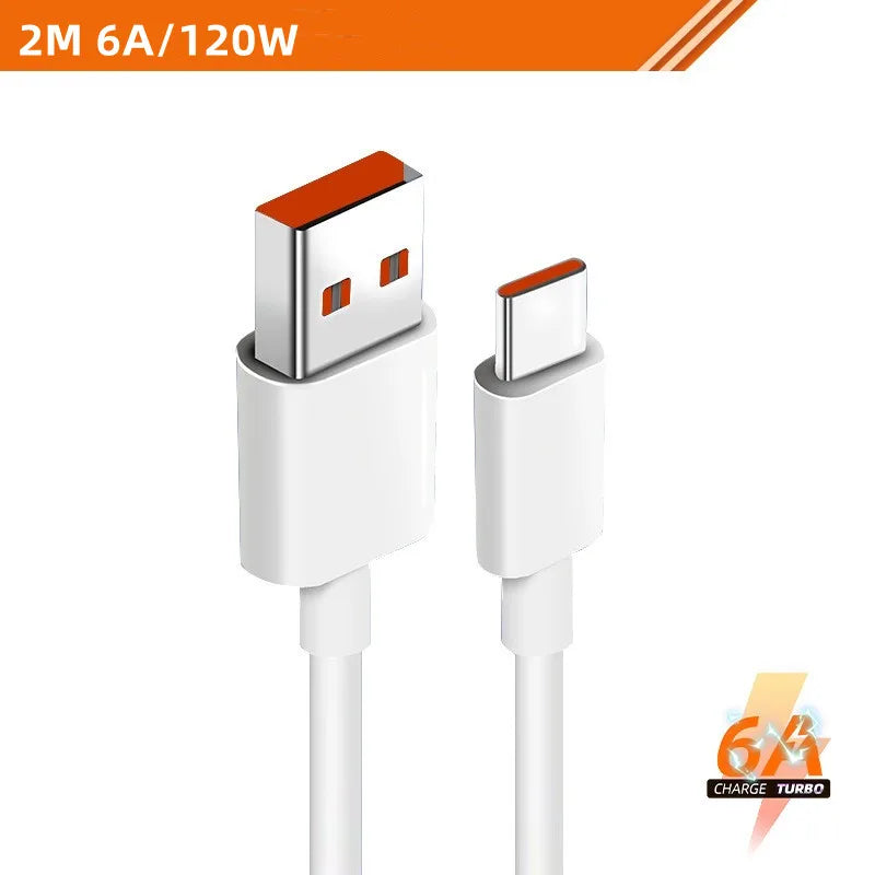 Original Xiaomi 6A 120W USB C-type ultra fast