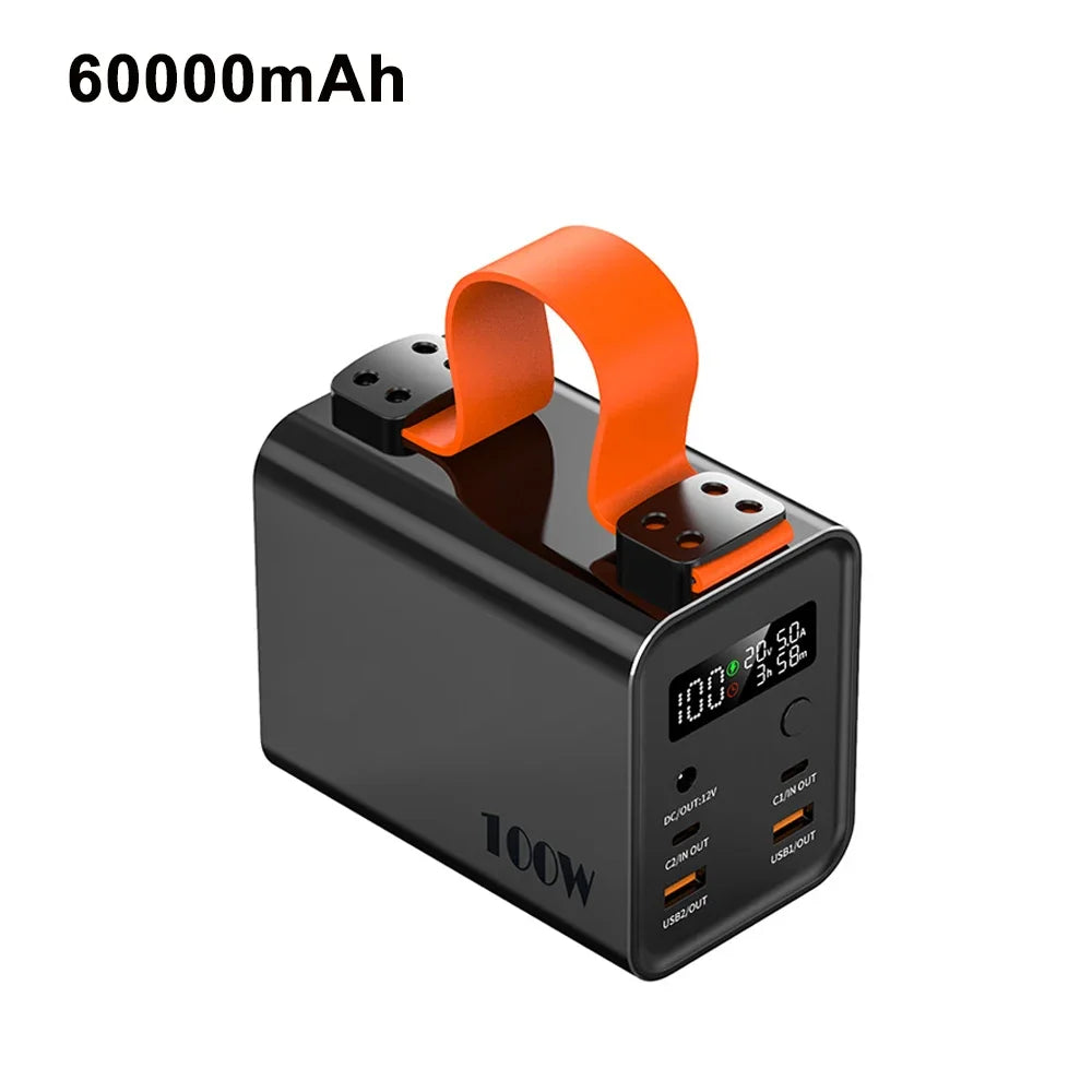 Power Bank Station 60000mAh 30000mAh Outdoor Energy PD