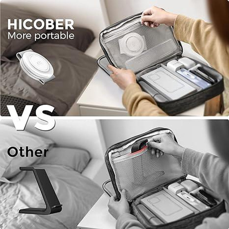 3-In-1 Hicober Wireless Charging Station, Magnetic Portable Charger