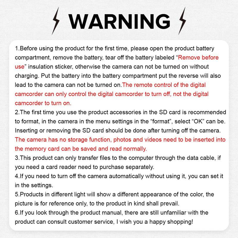 Dvc Camera, Full HD 1080P Video Recorder, 3-Inch