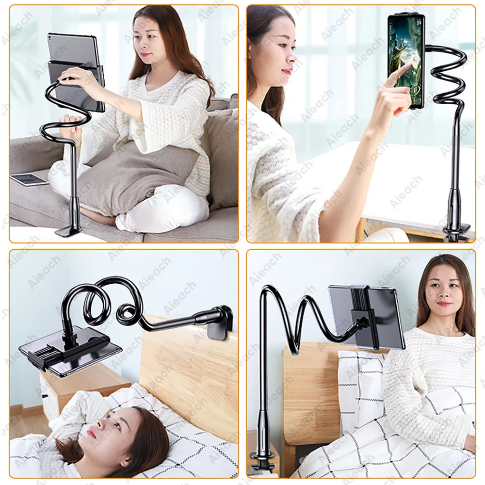 Tablet Bracket for Bed Desk Gooseneck Tablet Stand