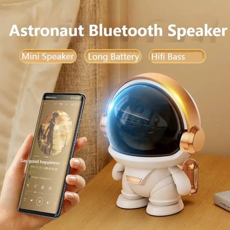 LED Mini Smart Astronaut Bluetooth Speaker Hifi Sound