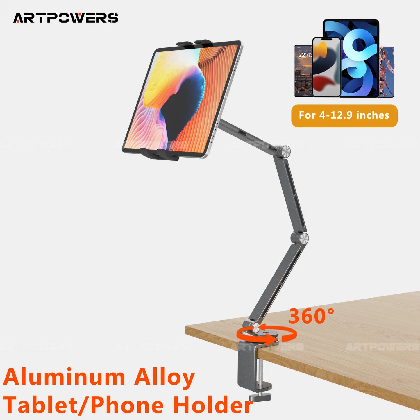 Artpowers Tablet Holder Support for Pad Portable Monitor