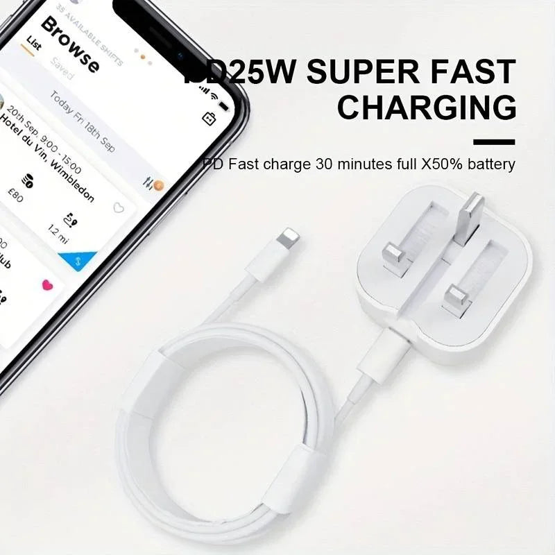 UK USB C Charger For iPhone 15 14