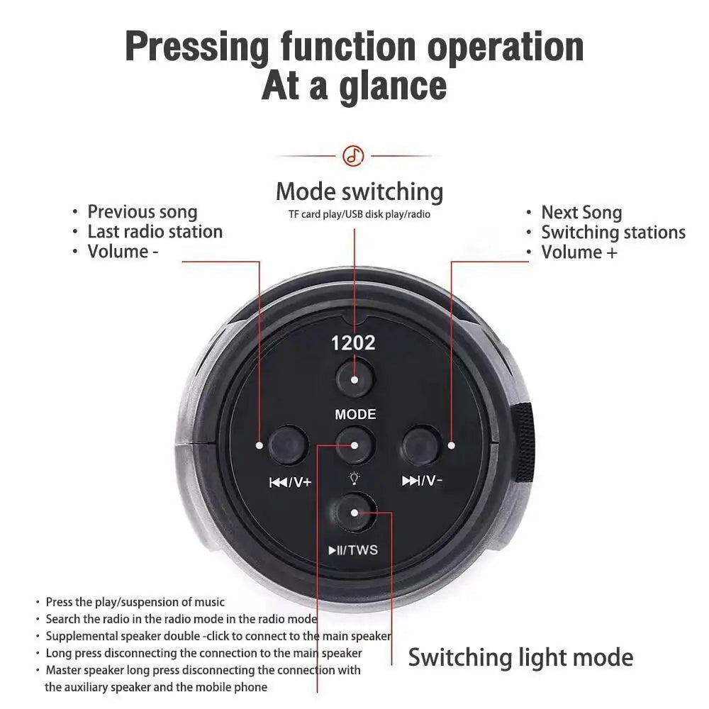S12 Wireless Bluetooth Speakers Powerful Portable Sound Box