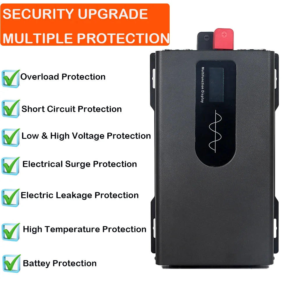 Pure Sine Wave Inverter 12V 24V 48V 60V