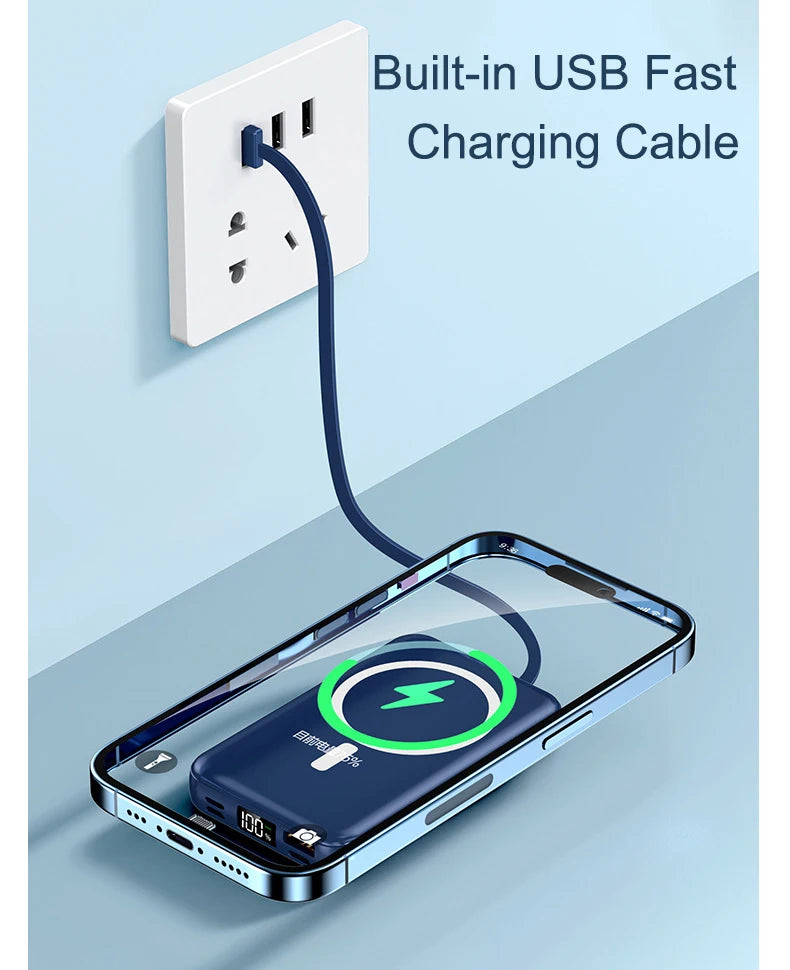 Magnetic Power Bank 20000mAh 10W Wireless Fast Charging