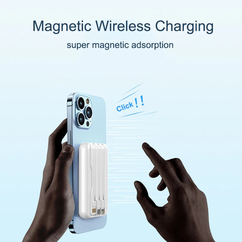 Magnetic Power Bank 20000mAh 10W Wireless Fast Charging