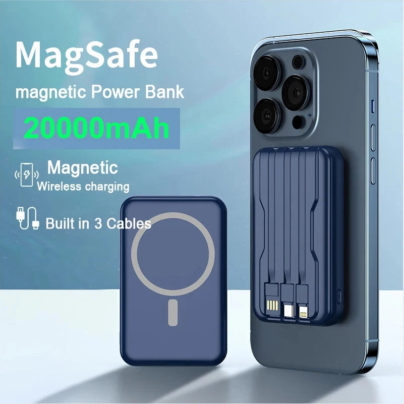 Magnetic Power Bank 20000mAh 10W Wireless Fast Charging