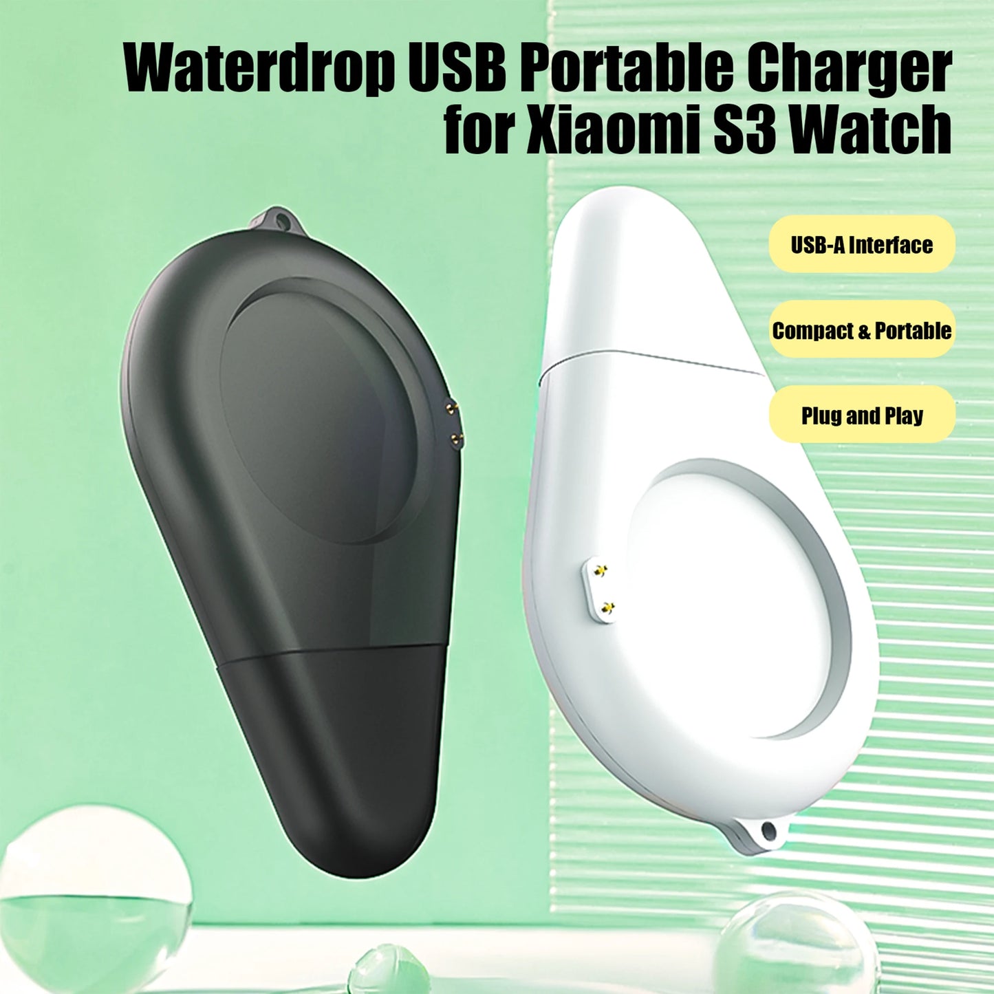 Wireless Charger Portable Magnetic USB charger Replacement Charging