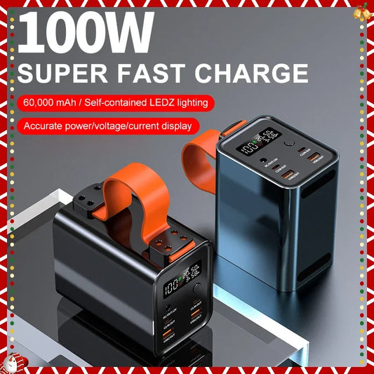 Power Bank Station 60000mAh 30000mAh Outdoor Energy PD