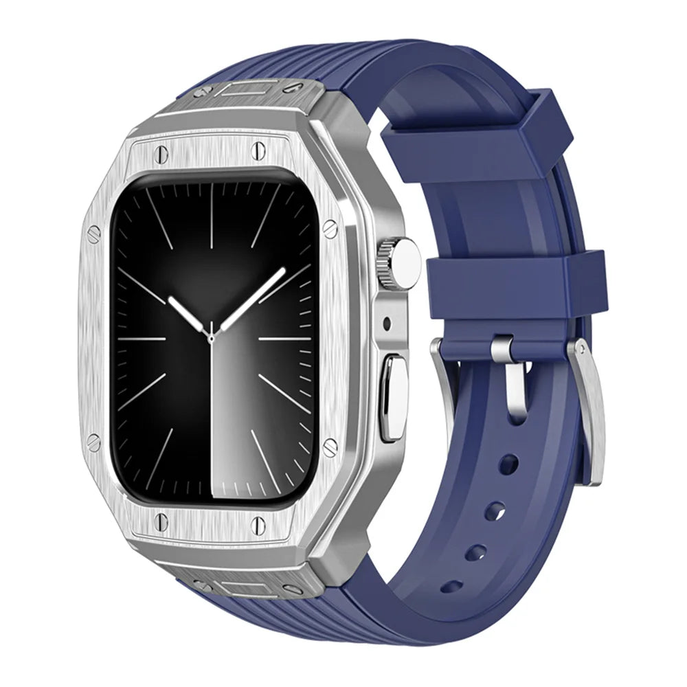 Luxury Modification Kit Metal Case+TPU Strap Replacement Accessories