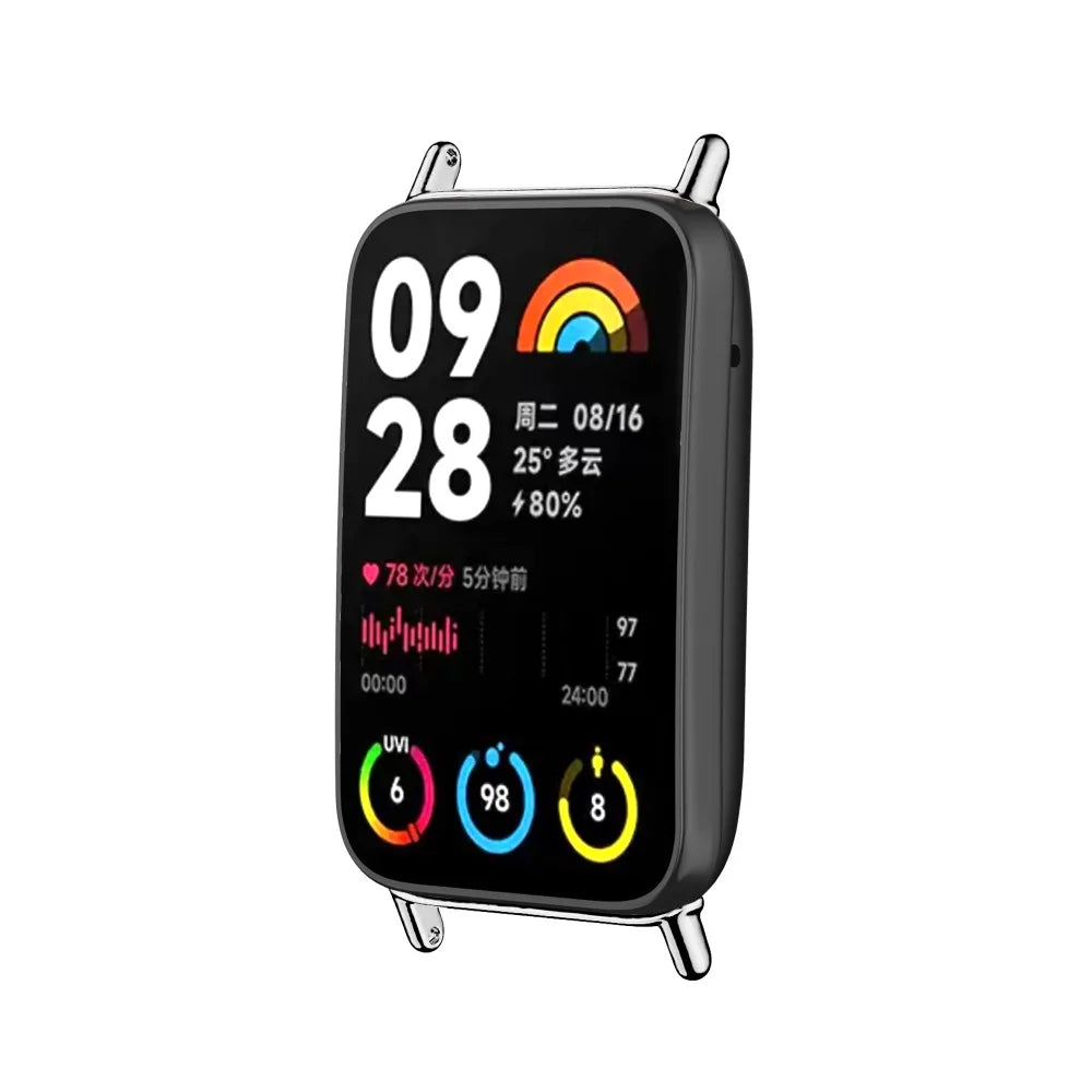 1Pair Metal Strap Adapter Wristband Watchband Watchband Connector Accessories Smart Watch for Redmi Watch4/Xiaomi Mi Band 8 Pro