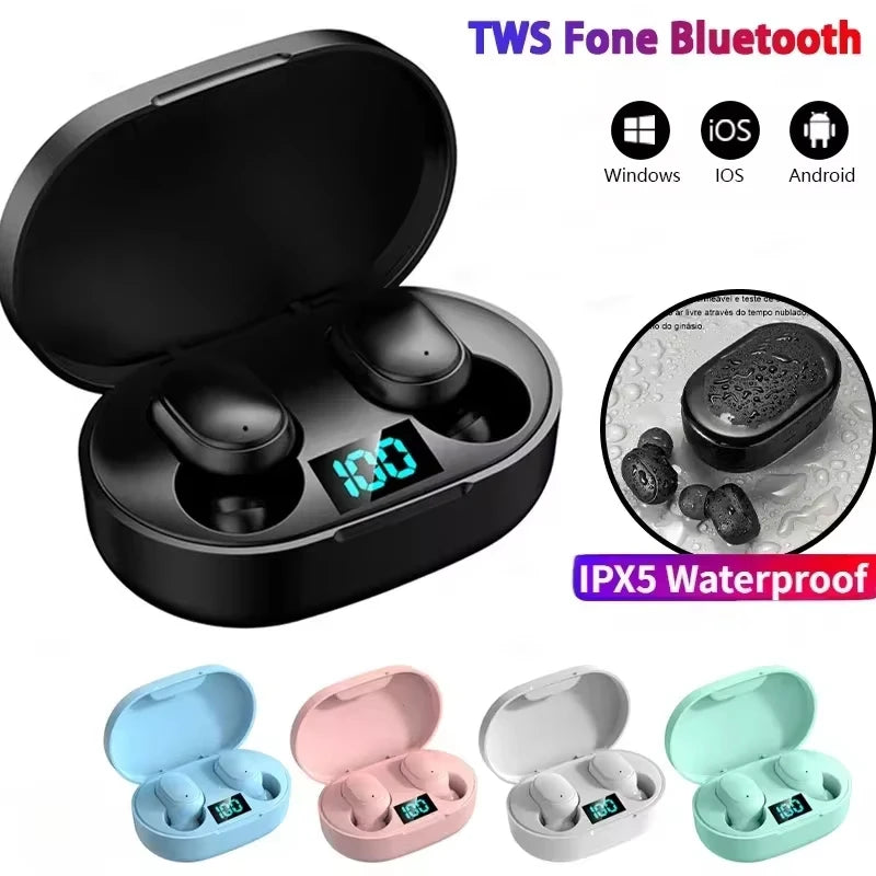 E6S Wireless Bluetooth Earphones TWS Bluetooth Headset Wireless