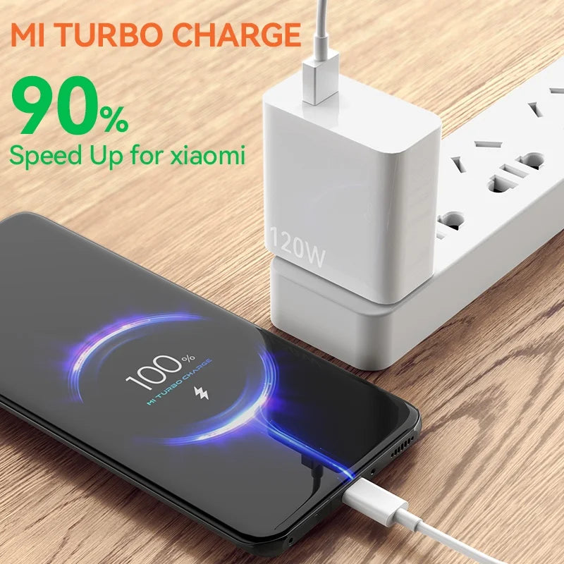 Original Xiaomi 6A 120W USB C-type ultra fast
