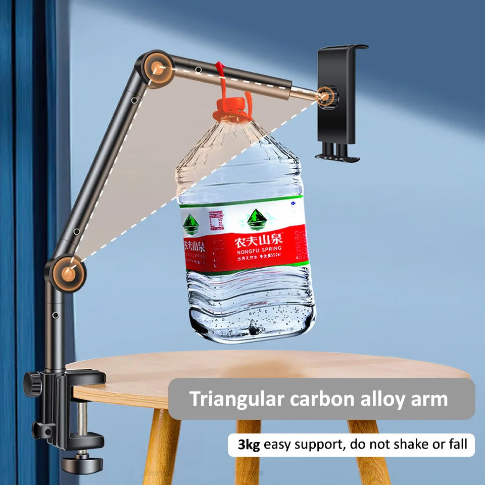 Tablet Holder for Bed Long Arm Stand for