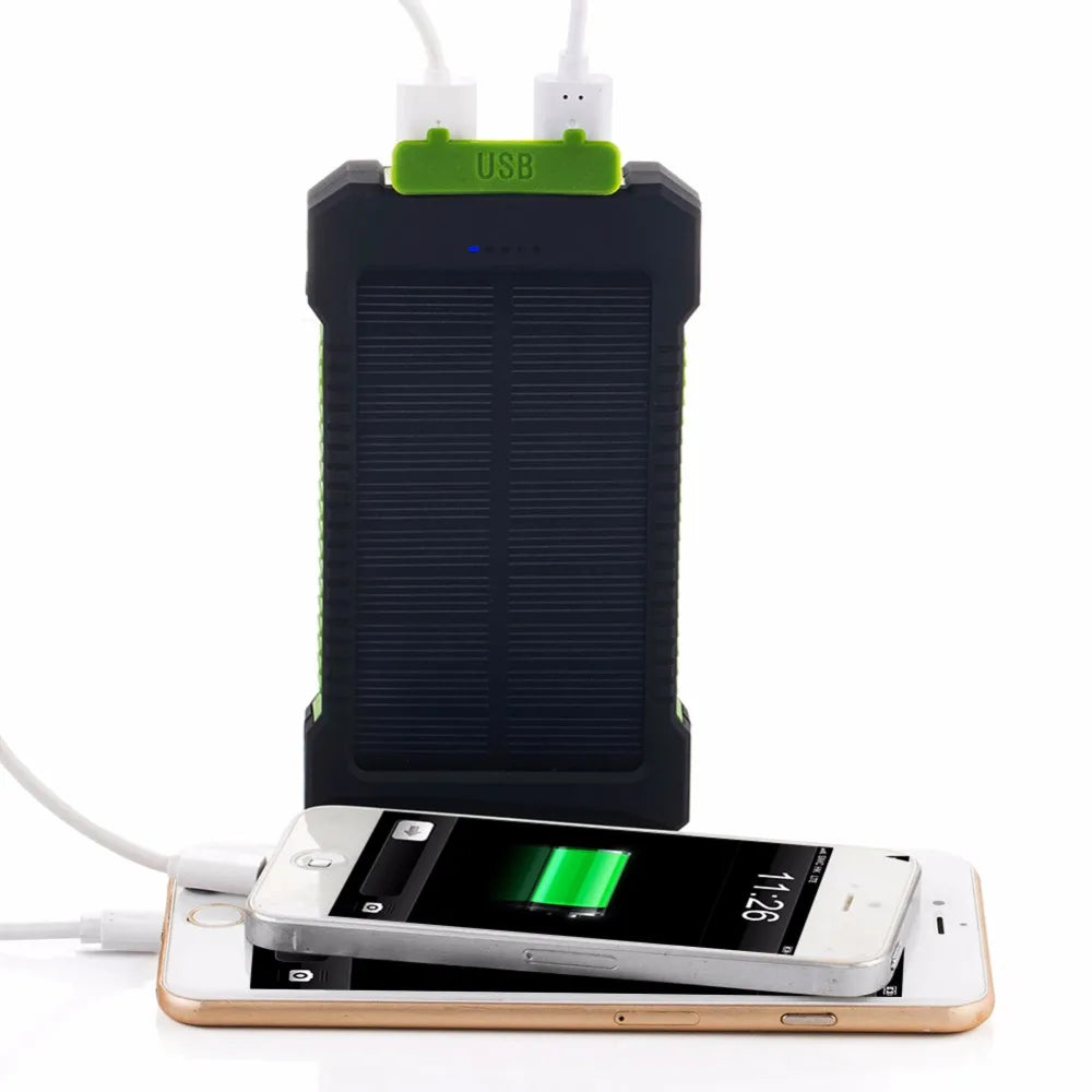 200000mAh Solar Power Bank Large Capacity Portable Charger Fast Charging External Battery for IPhone Samsun Huawei Powerbank