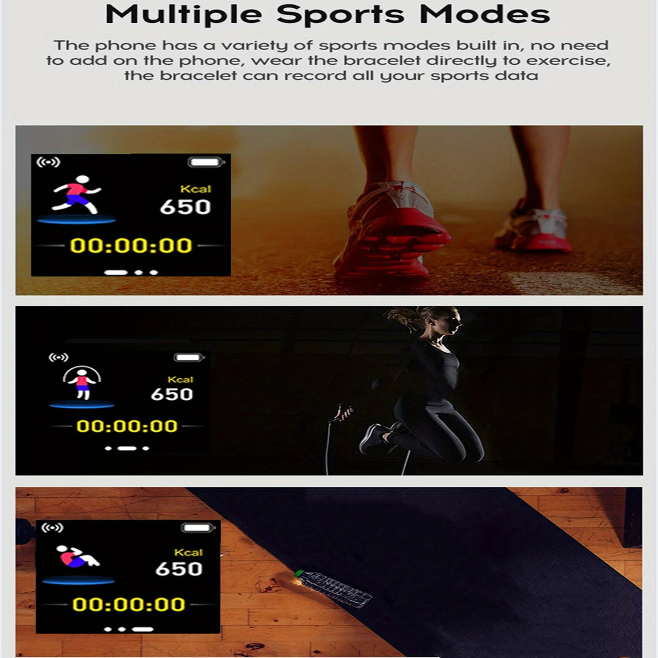 Smartwatch Men Women Wristwatches Smart Watch Message Fitness