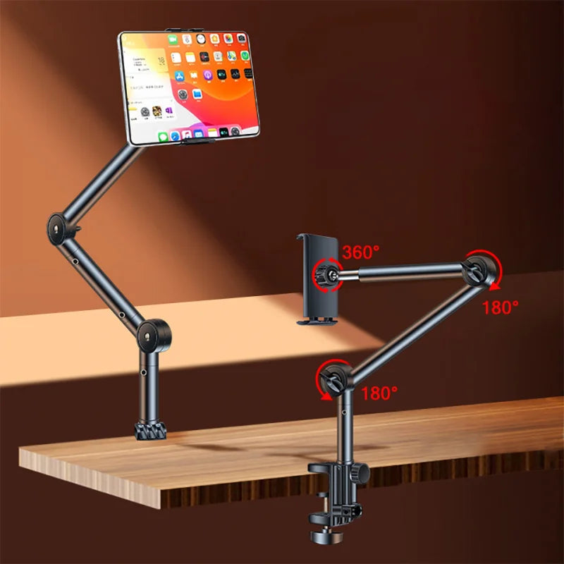 Tablet Holder for Bed Long Arm Stand for