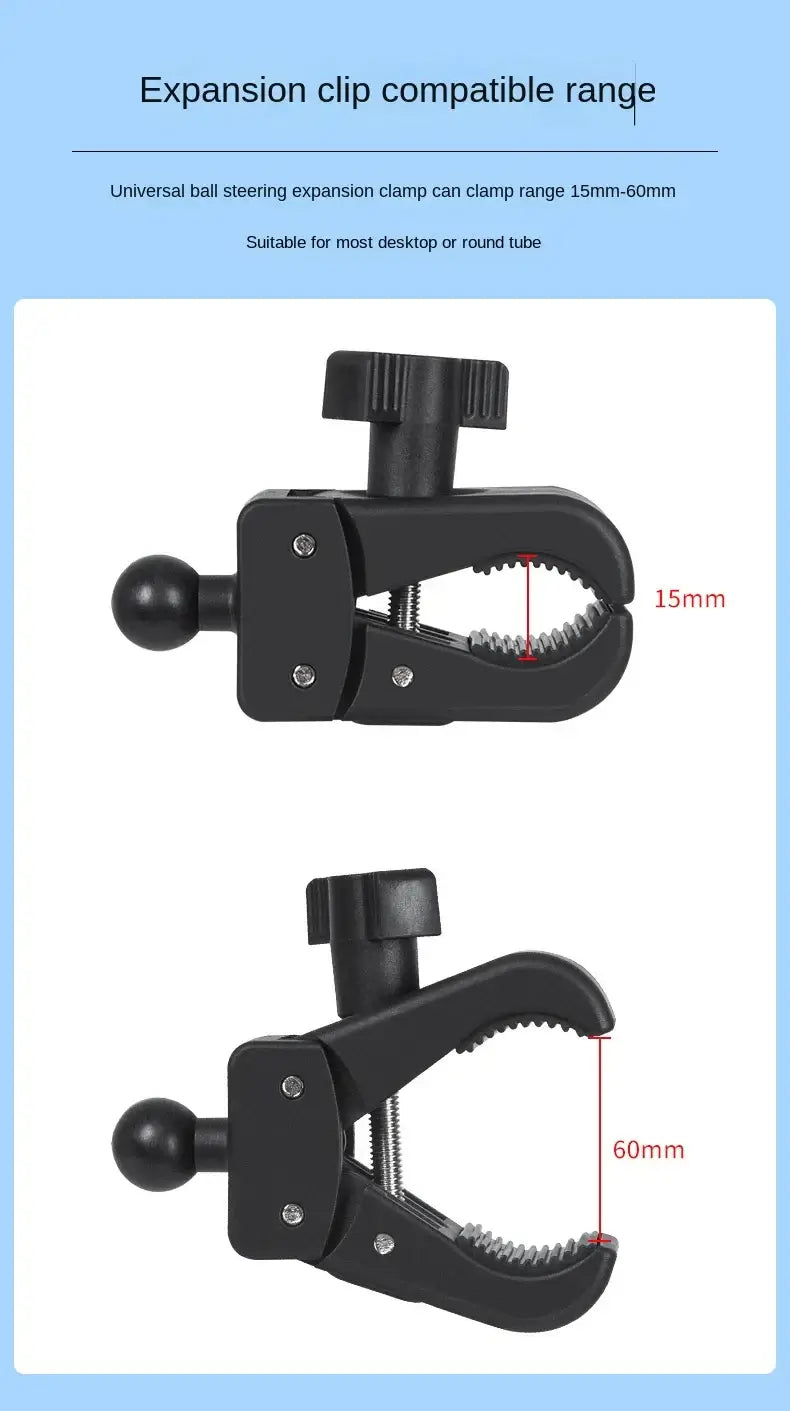 Mobile phone tablet universal bracket large clip