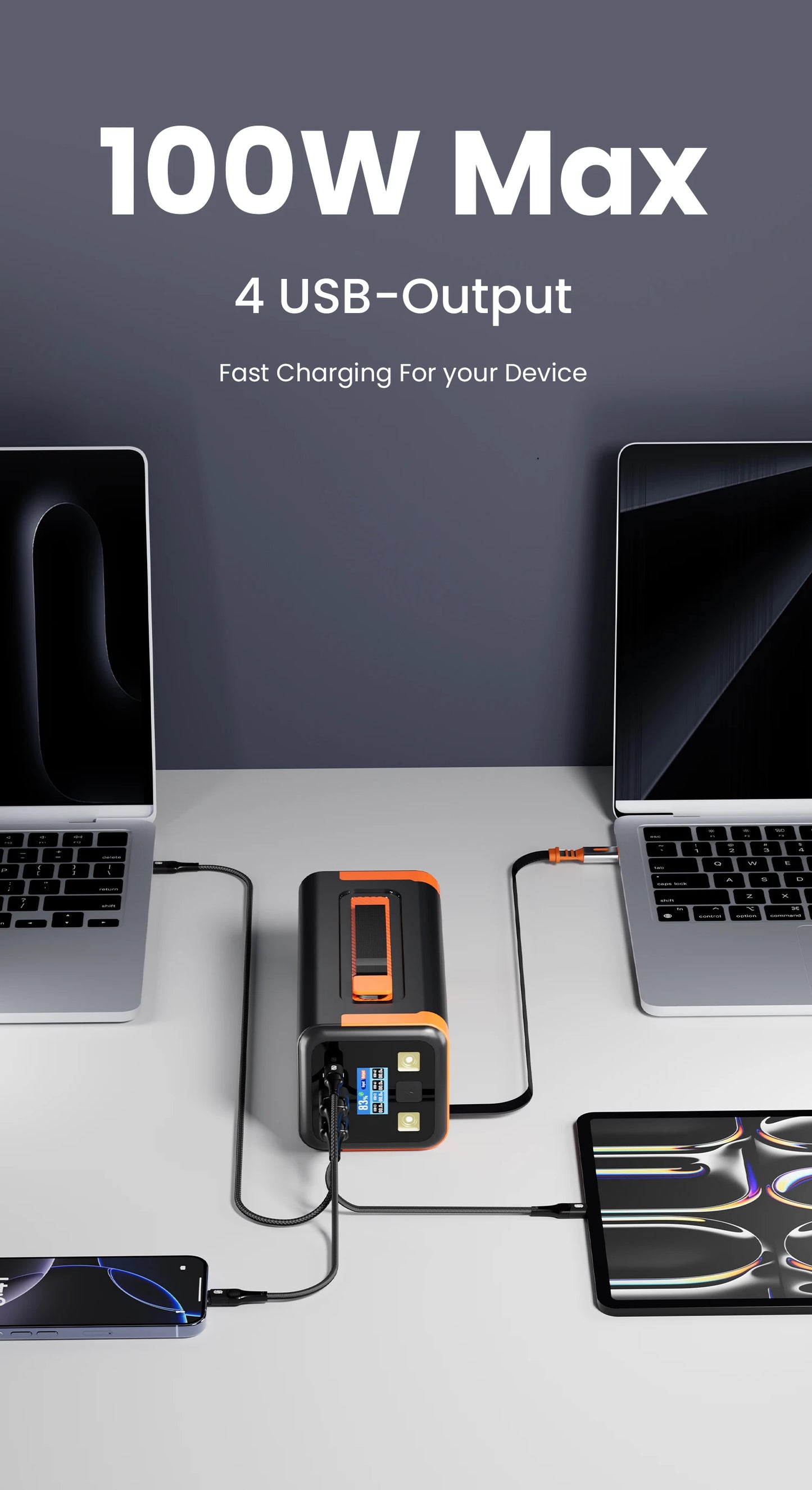 Power Bank 50000mAh 100W PD PPS Super Fast