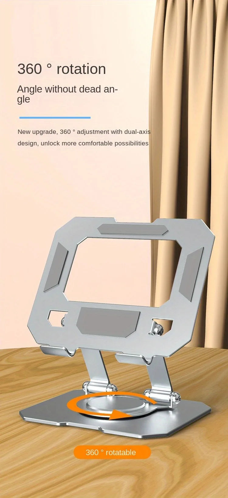 360° Rotatable Tablet Stand Adjustable Stand Bracket for