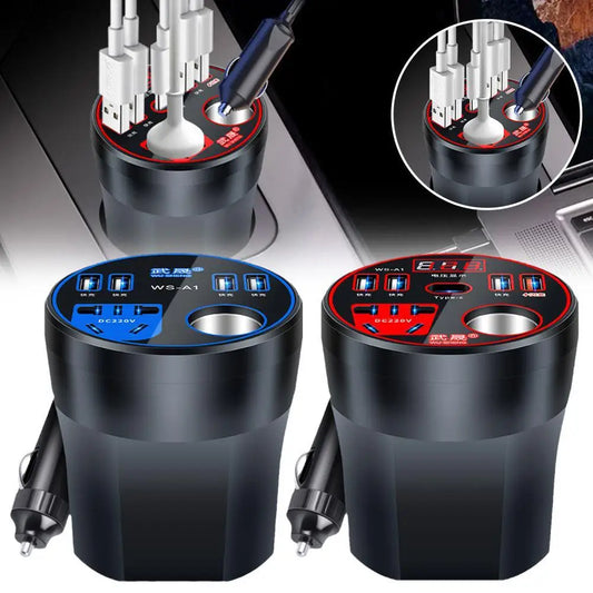 Car Power Inverter 12V/24V TO 220V Converter Type-C