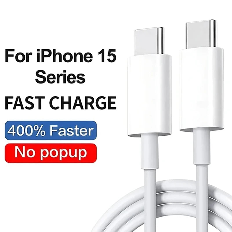 PD 20W Fast charger Cable For iphone 15
