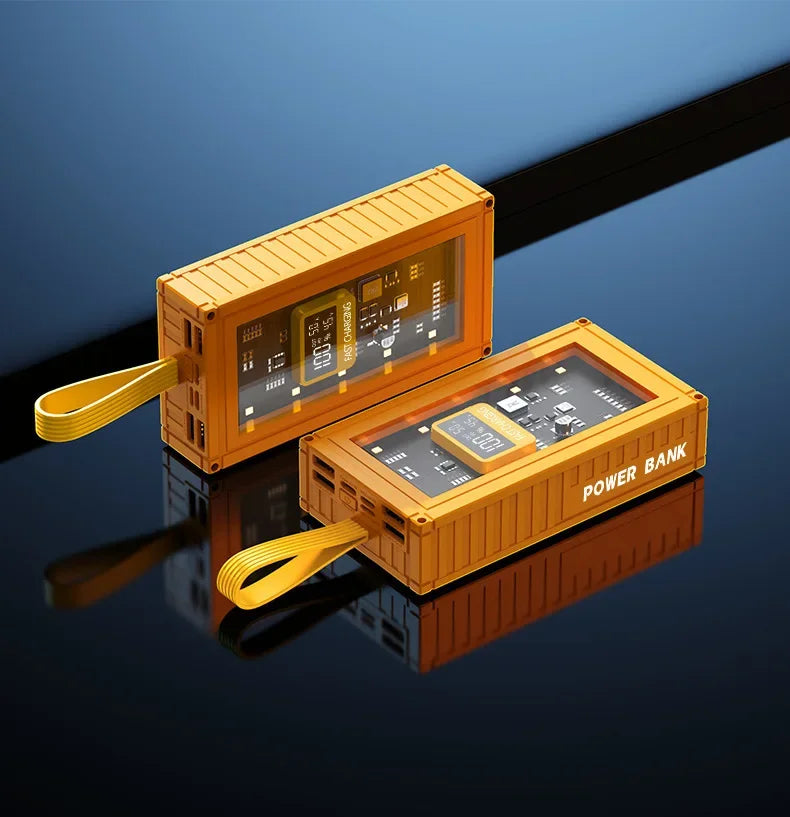 30000mAh 50000mAh 120W Fast Charging Transparent Power Bank