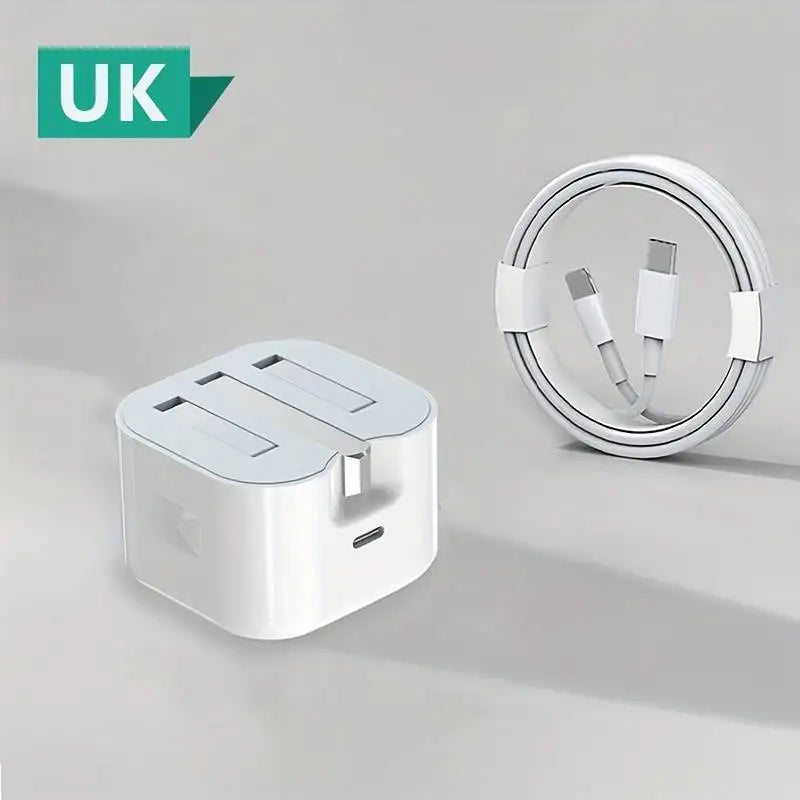 UK USB C Charger For iPhone 15 14