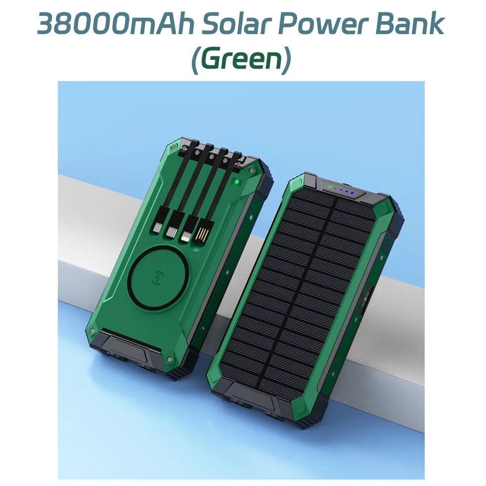 Long-lasting Solar Power Bank, Portable Solar External Battery