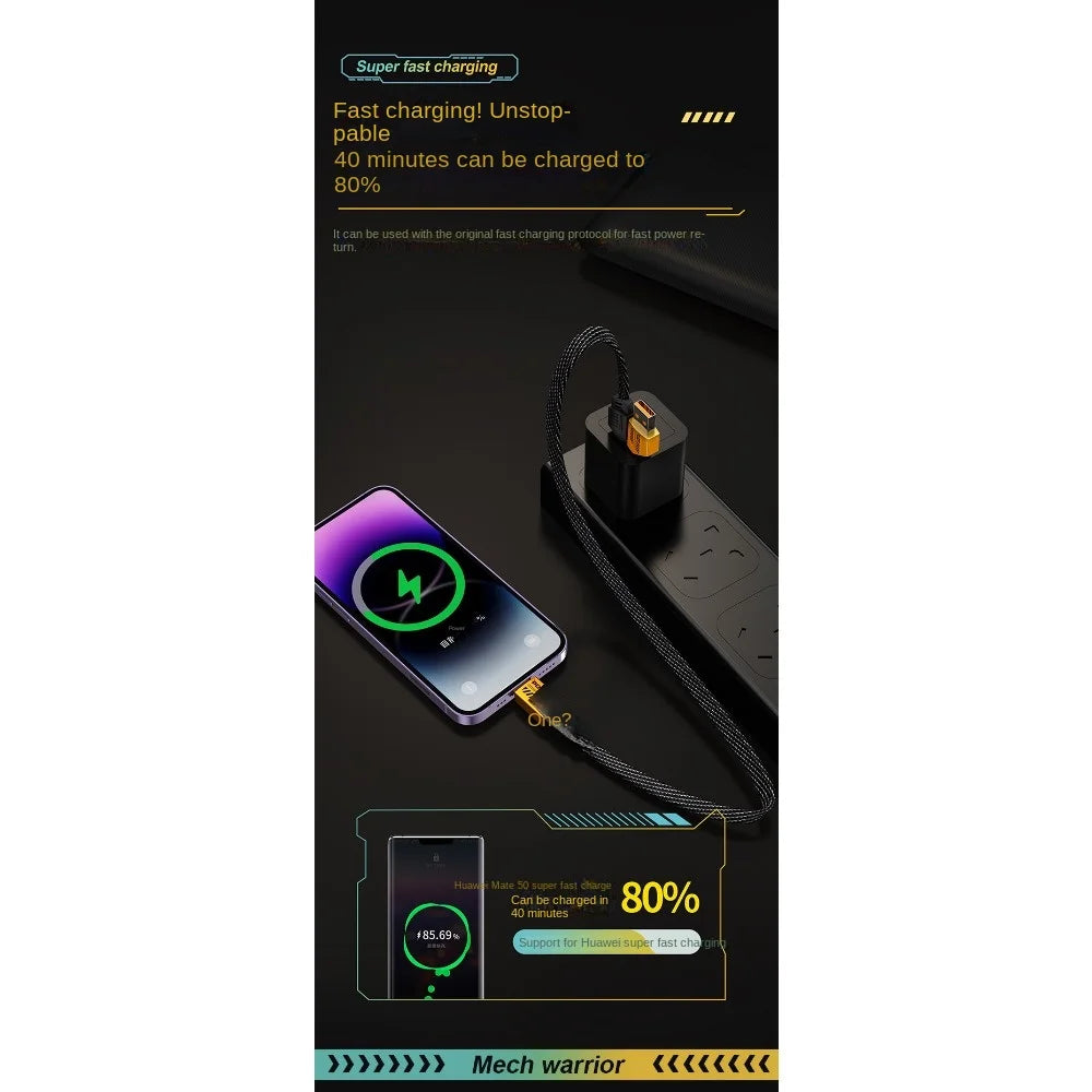 2024 New Mecha Four-in-one 6A Fast Charging Data