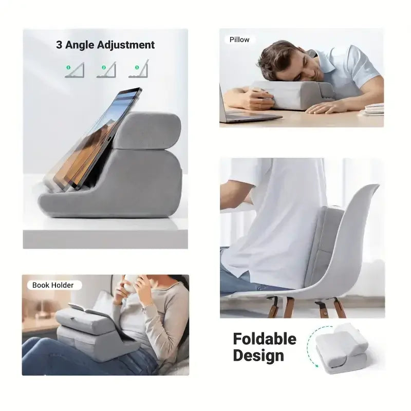 1 iPad stand, tablet stand, phone stand, adjustable tablet reading pad