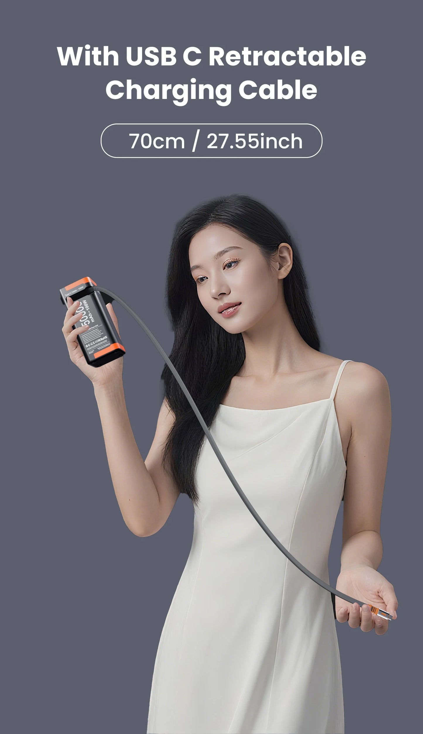 Power Bank 50000mAh 100W PD PPS Super Fast