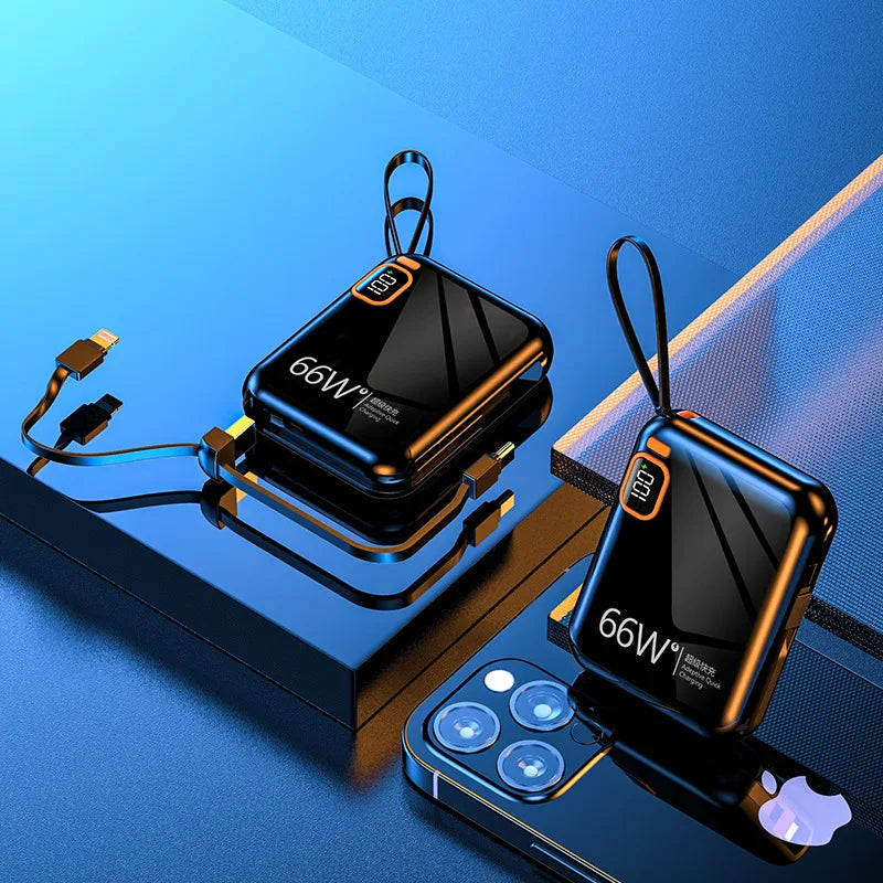 66W fast charging power bank 10000 mAh large