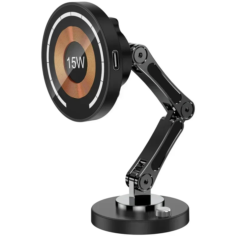 Magnetic Wireless Charger Car Phone Holder 15W Fast