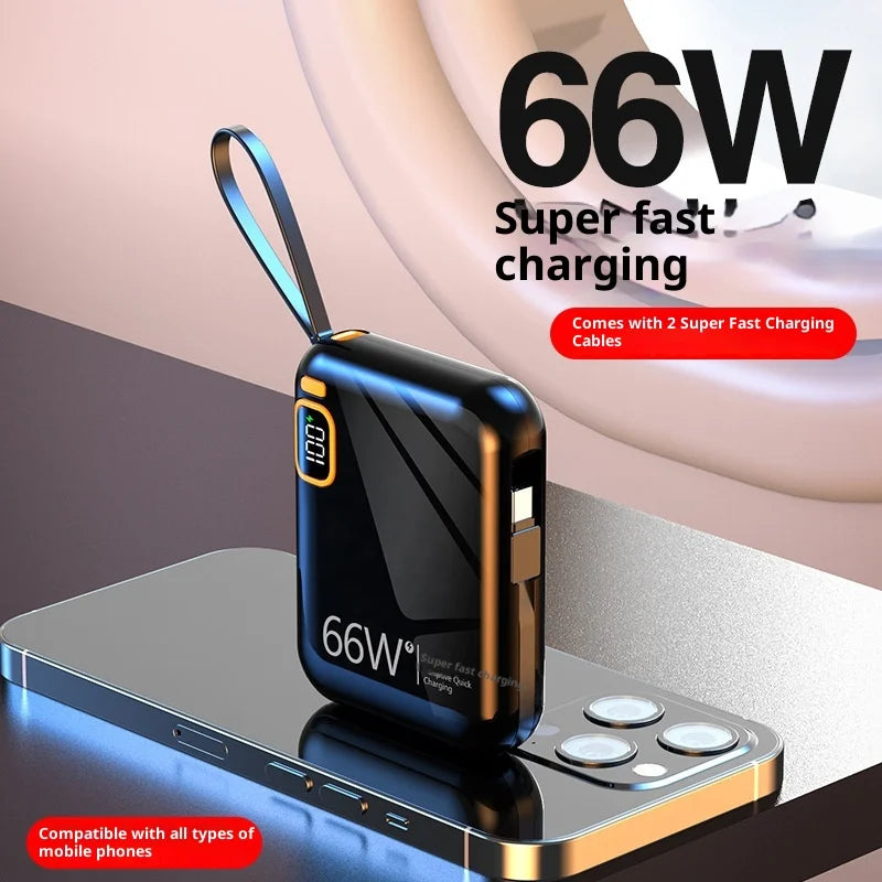 66W fast charging power bank 10000 mAh large