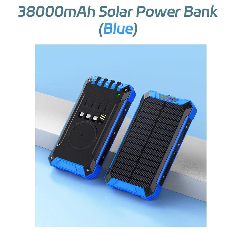 Long-lasting Solar Power Bank, Portable Solar External Battery