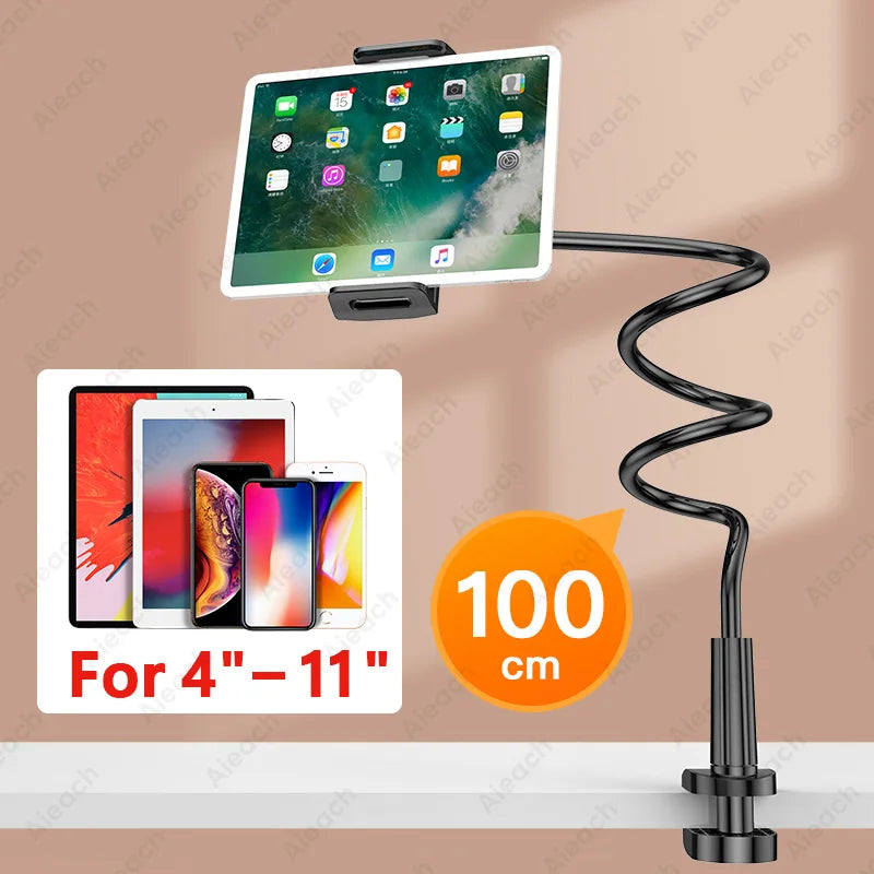 Tablet Bracket for Bed Desk Gooseneck Tablet Stand