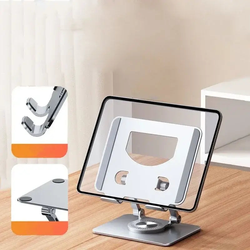 360° Rotatable Tablet Stand Adjustable Foldable Desktop Stand