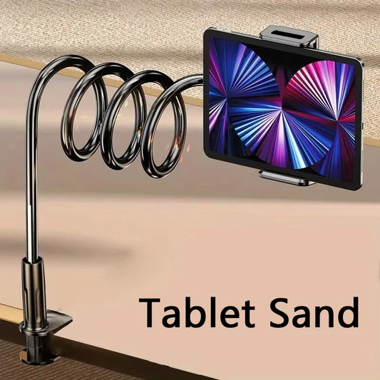 Tablet Holder Stand Holder With Grip Flexible Long Arm bracket for iPad iPhone Accessories