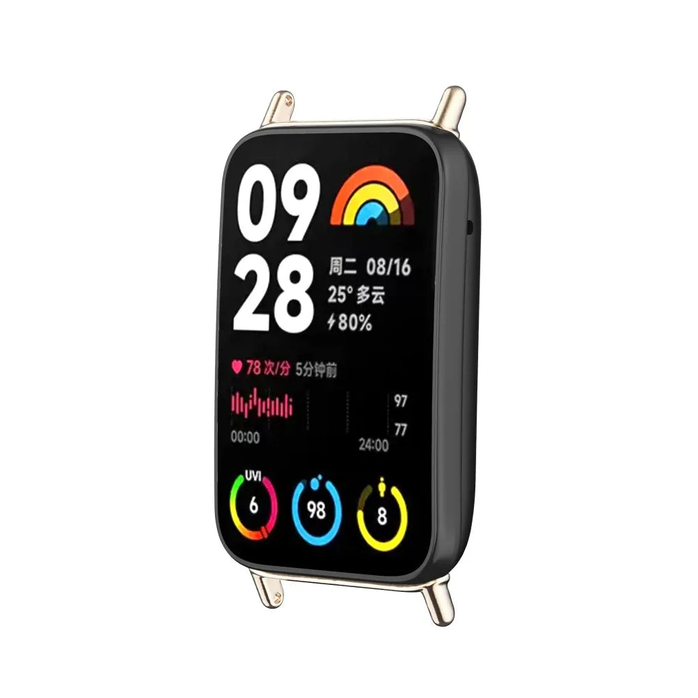 1Pair Metal Strap Adapter Wristband Watchband Watchband Connector Accessories Smart Watch for Redmi Watch4/Xiaomi Mi Band 8 Pro