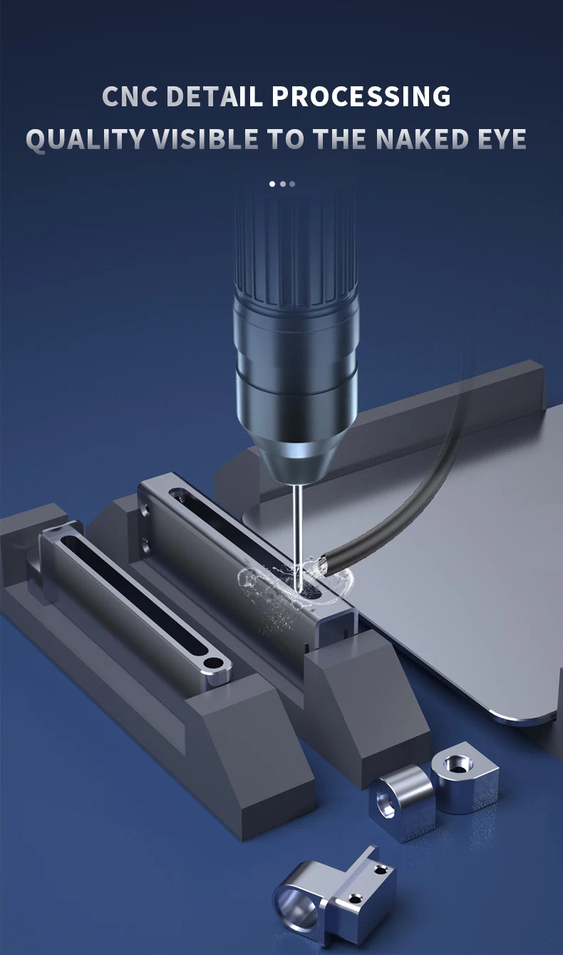 Aluminum Tablet Stand 360°Rotating Folding Adjustable Desk Holder