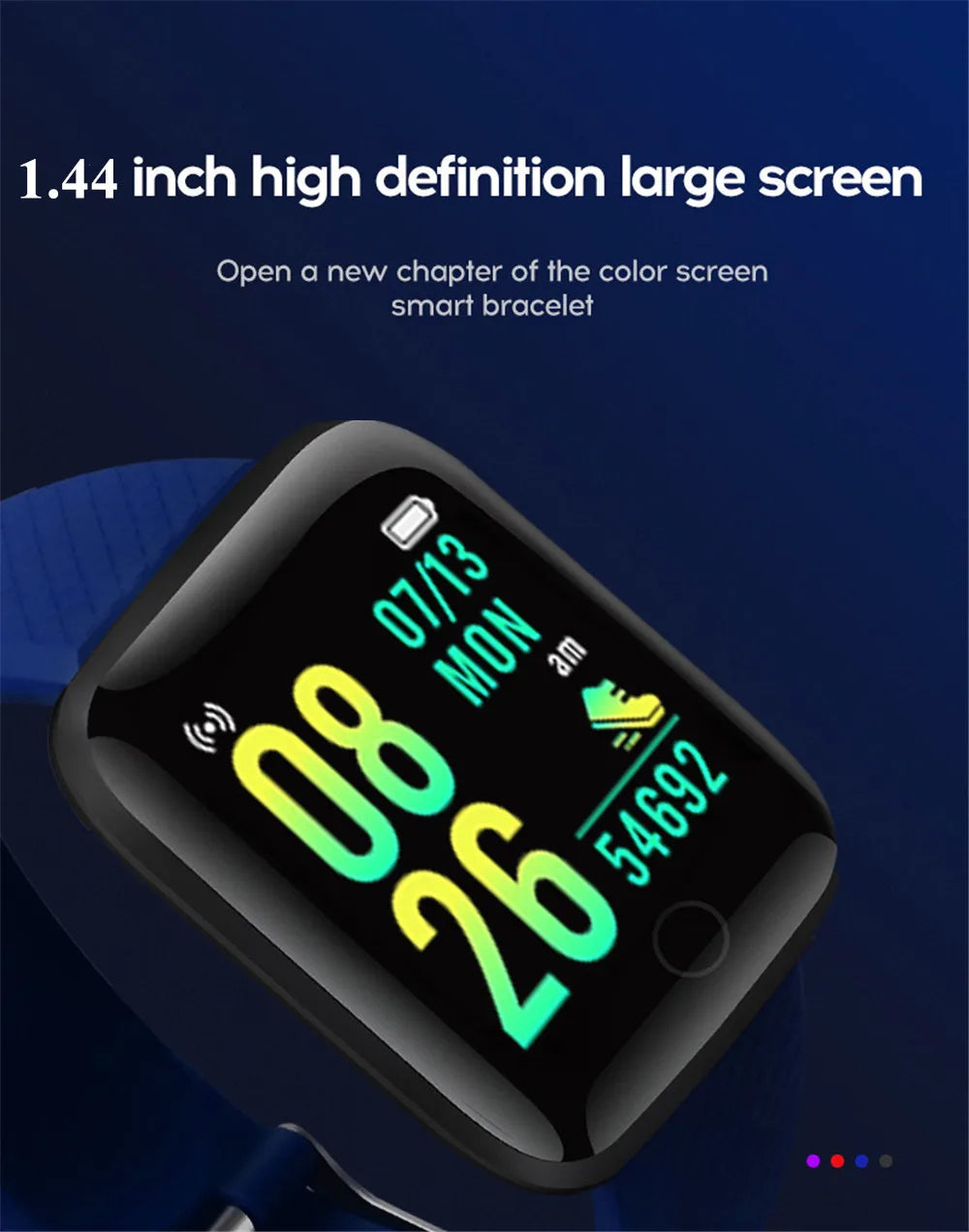 Smart Watch Sport Fitness Bracelet Control Music Message