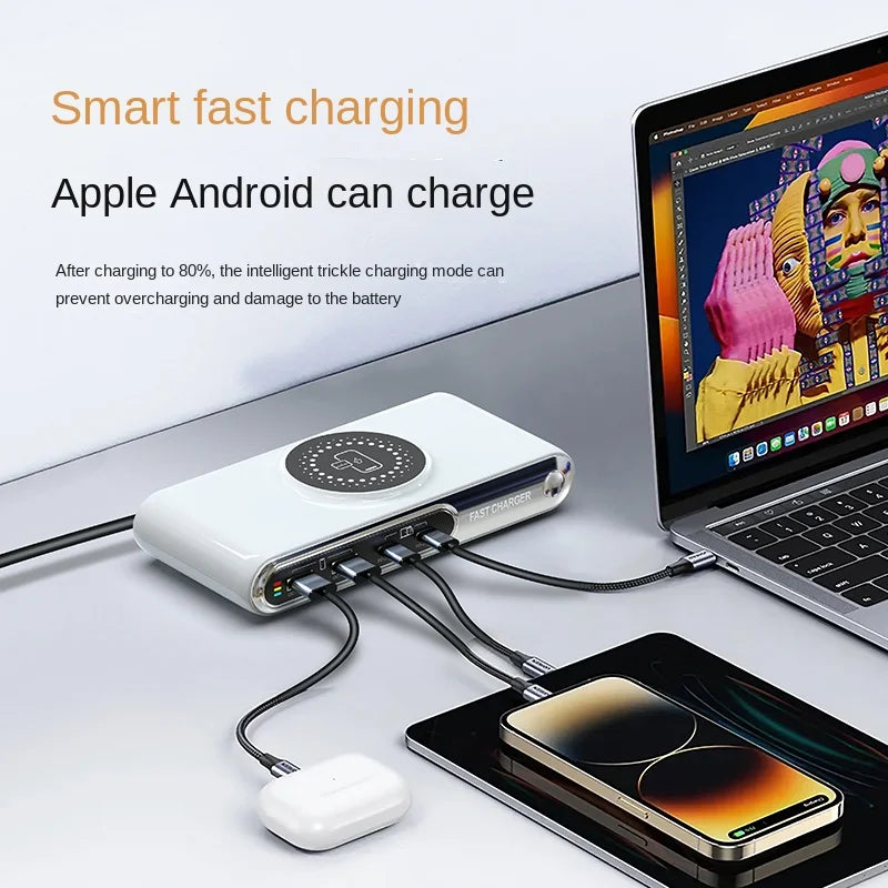 Mobile Phone Fast Charging 6-in-1 Multi-Function Charger Fast