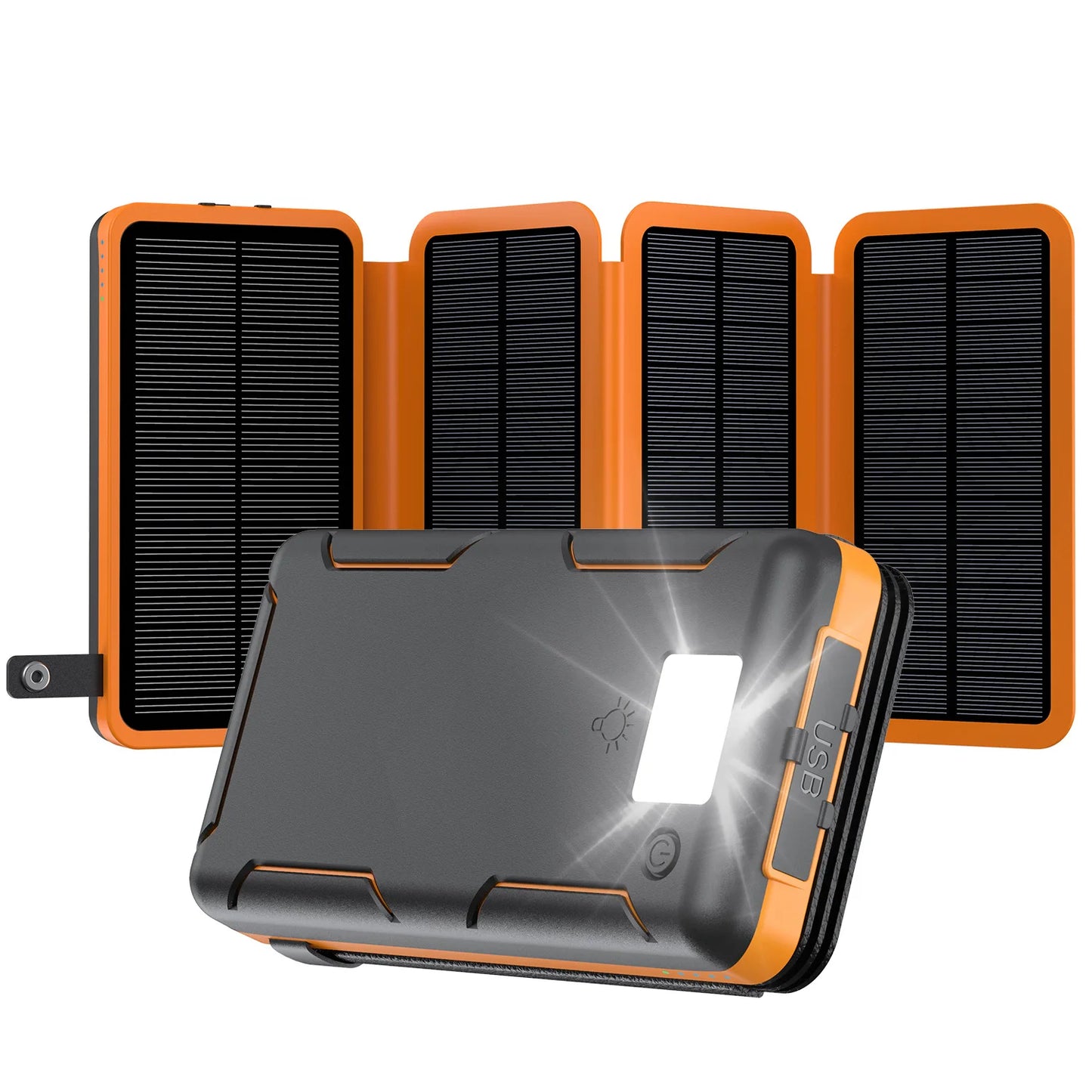 Portable Solar Power Bank,50000mAh External Solar Power Supply,Compatible