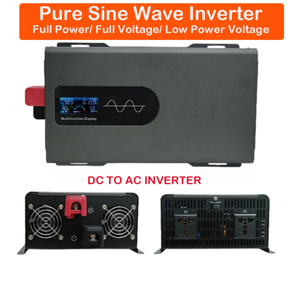 Pure Sine Wave Inverter 12V 24V 48V 60V