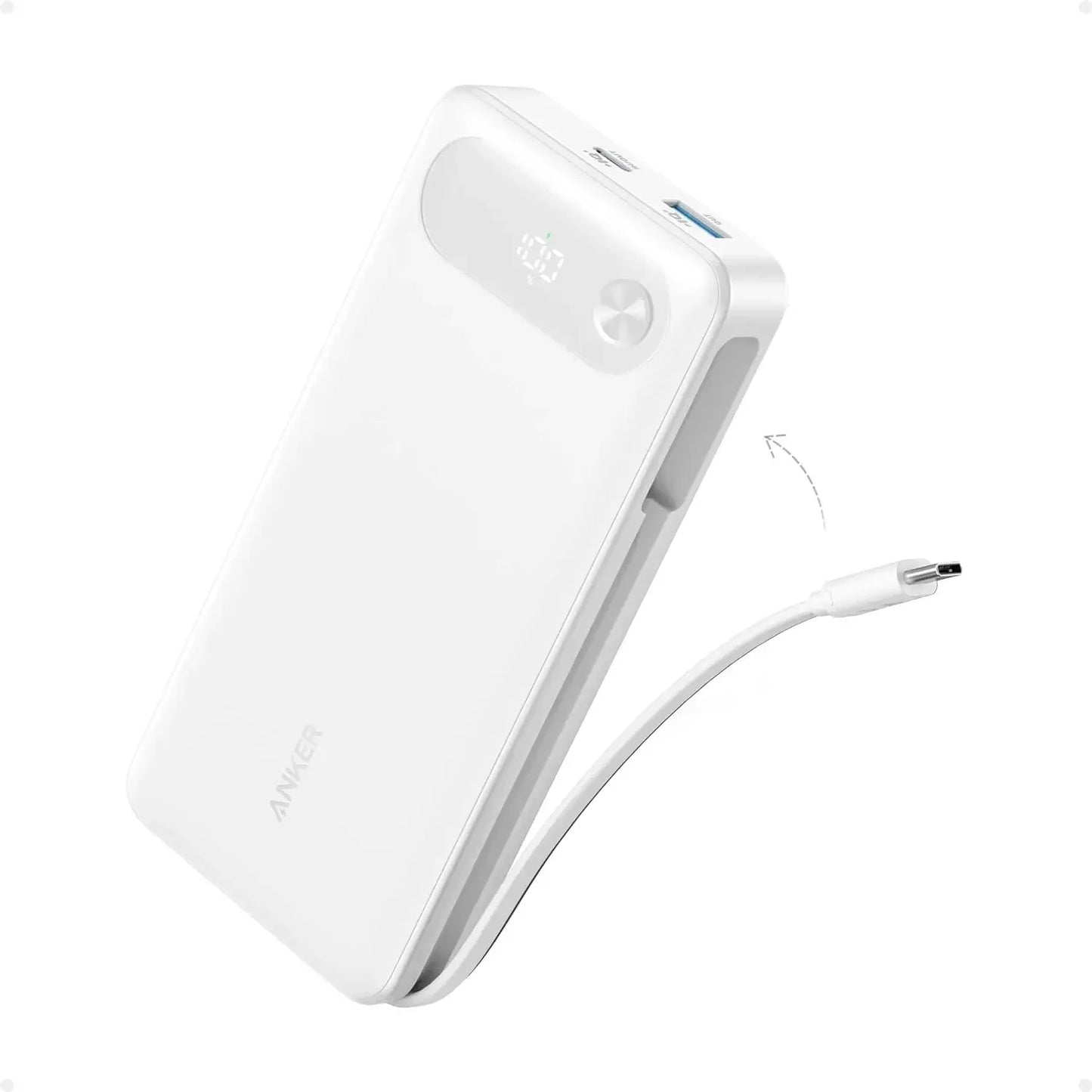 Power Bank 20,000mAh Portable Charger with Built-in USB-C