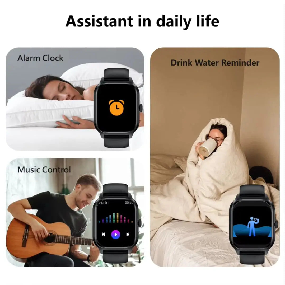 Smart Watches For Man Woman Bluetooth Call Music