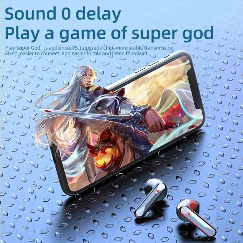 S20 Bluetooth Earphone Headphones Mirror Wireless Stereo Headset